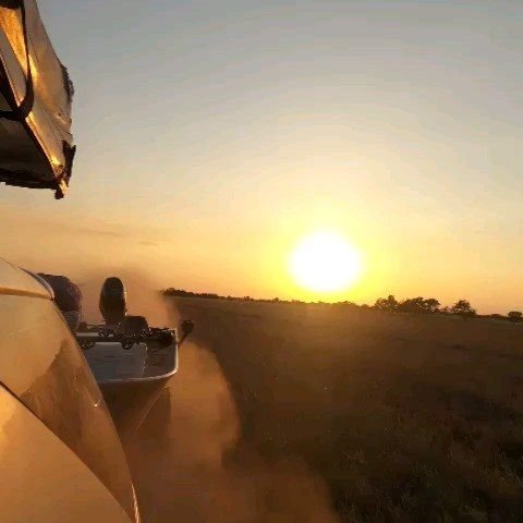 Boat ride at sunset